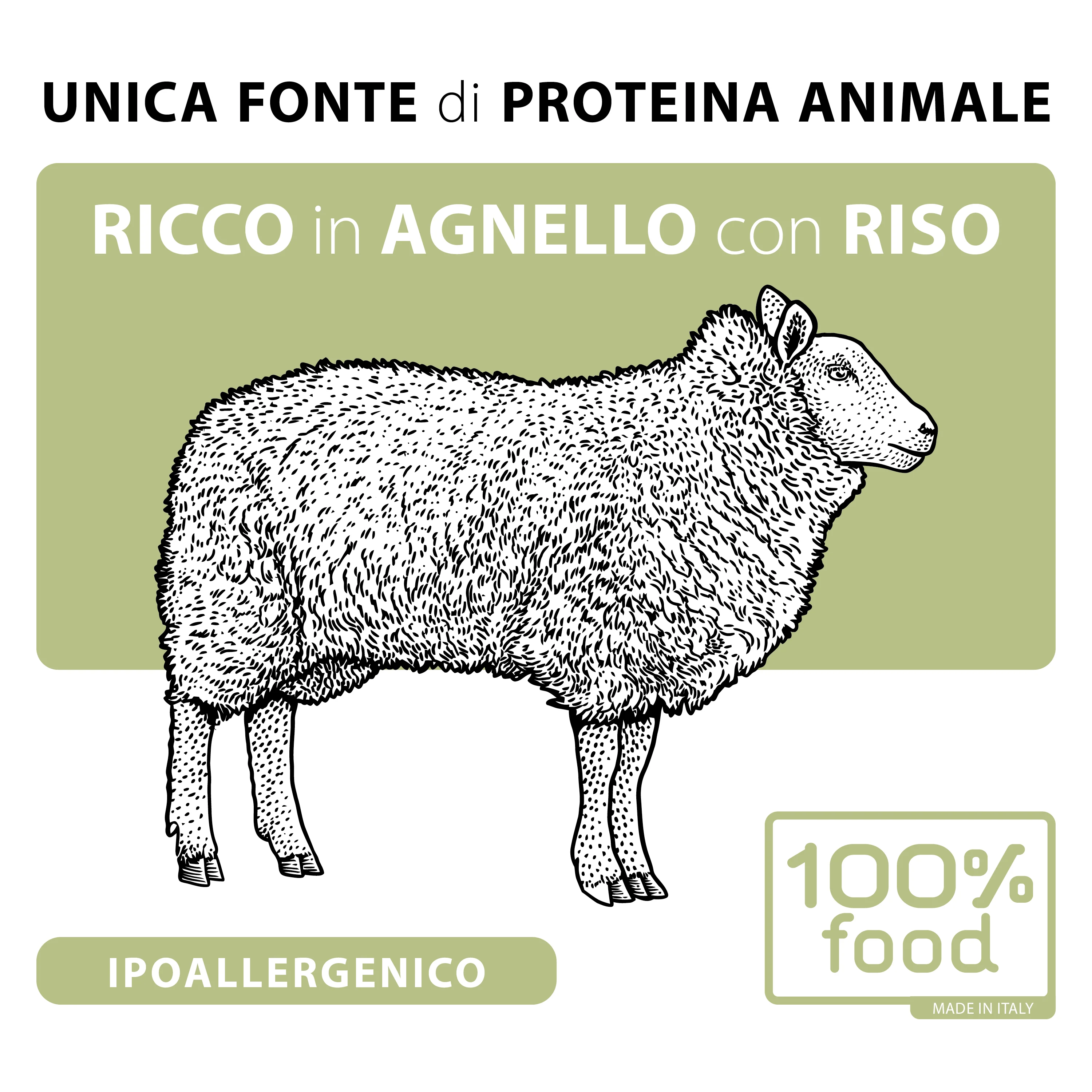 Crocchette per cani adulti Small – Agnello con Riso – 2 kg - Image 3